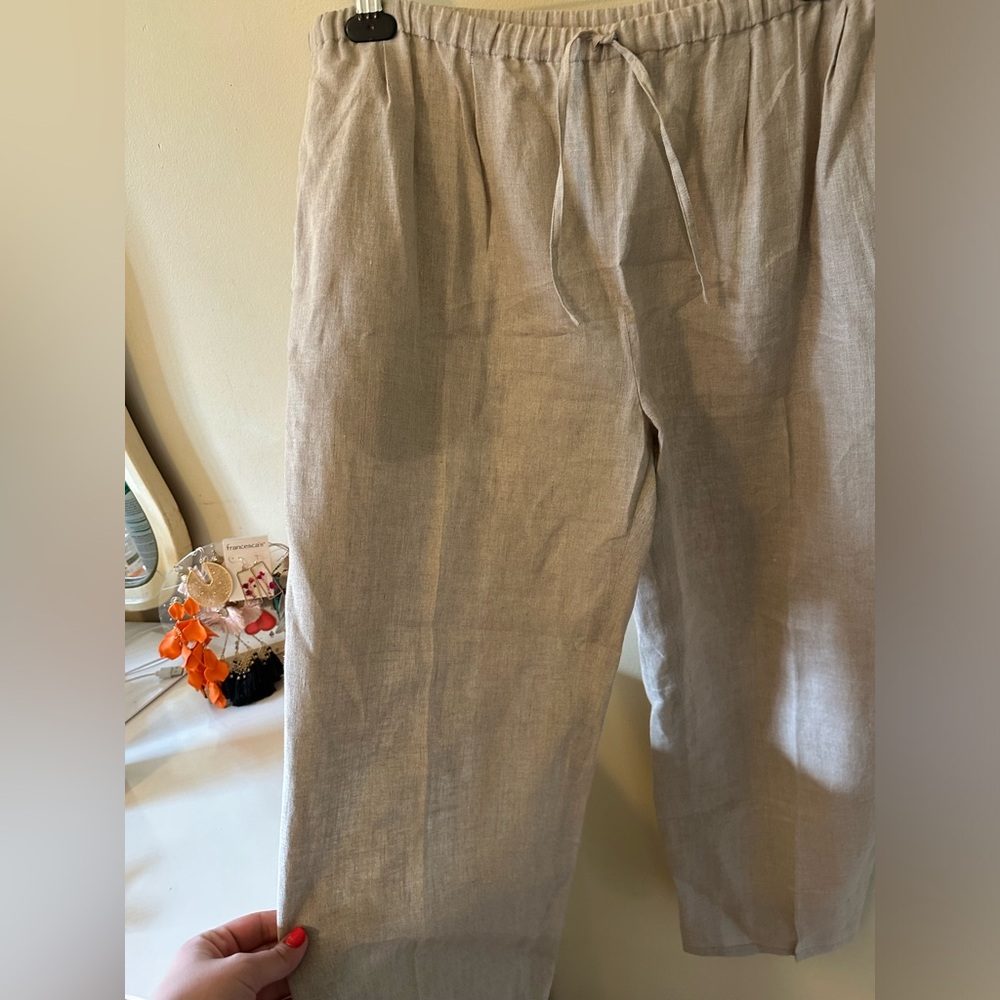Vintage Beige linen pants